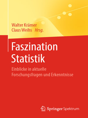 cover image of Faszination Statistik